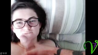 Yet another biggest facial for Ms. Vixen