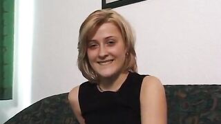 Her first porn movie scene
