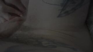 Smeared cum on cunt after sex