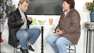 MILF sucks jock then gets screwed to a mouth cumshot