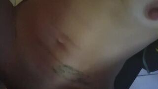 Petite floozy getting screwed moaning and getting choked
