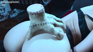 Wednesday Addams Fingers Her Juicy Cunt Alone - Wednesday Porn Cosplay Parody
