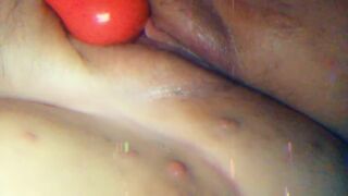 SUPER SOAKED TWAT CUMS ON CAMERA HARD