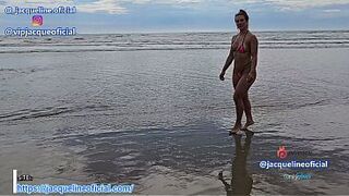 wearing a petite pink thong bikini left me very slutty.