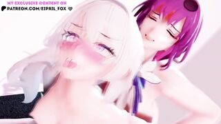 Shemale hentai Kafka fucks with Firefly and Silverwolf Shemale hentai Honkai Star Rail threesome Hentai