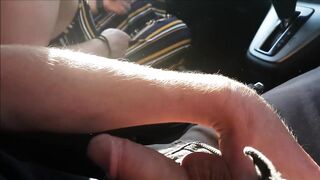 Interrupted Oral-sex-job in Public Outdoor Car Park