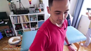 Massage therapy and hard fucking
