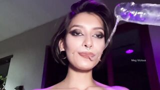 Extraordinary ASMR Deepthroat Session - Thick Drooling Saliva