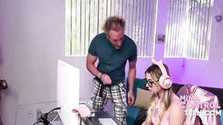 Enchanting Gamer Teen Thoroughly Free Used Whilst She Frozen In Time