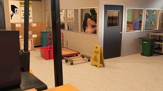 Tifa's Dark Heaven: Cuckold Jerks off and Watch His Angel Getting Pounded Hard and Creampied by His Boss - Clip 40