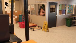 Tifa's Dark Heaven: Cuckold Jerks off and Watch His Angel Getting Pounded Hard and Creampied by His Boss - Clip 40