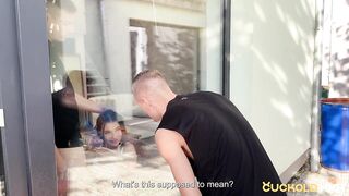 CUCKOLD XXX - Wicked bimbo Chloe Heart cuckold sex