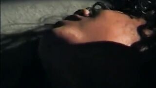 Lustful chap gets his pole sucked by an insane black bitch