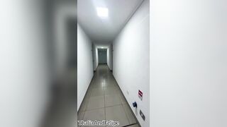 Colombian angel in Chile seduces a stranger at the gym and convinces him to have sex at her apartment - ThaliaAndFelipe