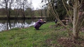 Mature Blonde Wife Enjoys Sex After Walk