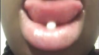 Watch me swallow you slut