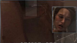 John Fucking His Friend Wife Bushy Snatch In Shower