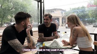American tour wench gets first DP by two latinos in Buenos aires ft. BOB BIG TULA