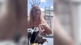 Big Tits and Birthday Cake Celebration