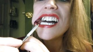 Mouth Journey & Self Dentistry - teeth scraping, tools, uvula examination