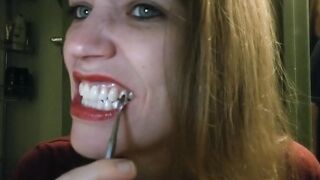 Mouth Journey & Self Dentistry - teeth scraping, tools, uvula examination