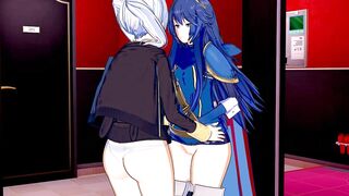 Fire Emblem - Lucina X Robin Scissoring (3D Comics)
