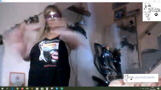 Exotic cougar on Skype