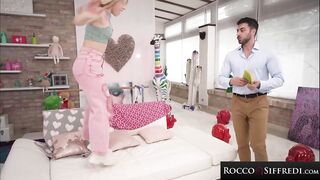 ROCCO SIFFREDI - Slutty Golden-haired Doxy Molly Cute Ass Banged by BIGGEST COCKED Teacher