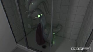 HORNY GOODRA LIGHTS UP ROOM WITH HIS THICK GLOWING CUM [POKEMON]