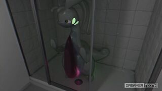 HORNY GOODRA LIGHTS UP ROOM WITH HIS THICK GLOWING CUM [POKEMON]