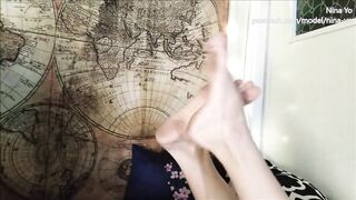 JOI FETISH Jerk Off Instructions Sexy Russian Feet - Nina Yo