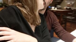 Intimate Fondling in a Public Restaurant