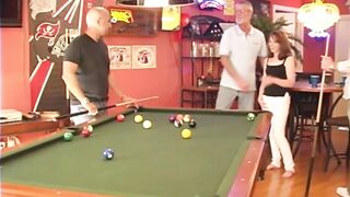 Pool Games Turns Into a Gangbang