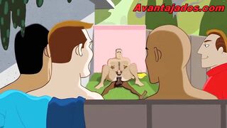 Gay Sex Drawing at the Macho Club
