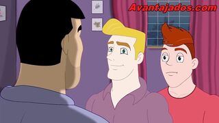 Gay Porn Cartoon Paying the Rent