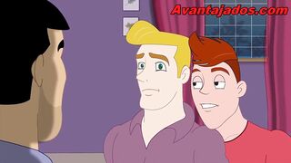 Gay Porn Cartoon Paying the Rent