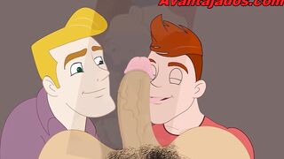 Gay Porn Cartoon Paying the Rent