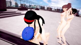 Futa Orgy Persona 4 Yukiko Naoto Rise Marie