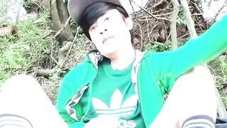 Jon Arteen. Twink's Jerk Off Outdoor in Nature Ends in a Frustrating Ruined Orgasm. Solo Tease, Long Build-Up, Loss of Control. Gay Asian Hunk masturbates in public outdoors with lots of lust. The dude wears a green adidas outfit with Stan Smith sneak