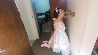 Sissy Katya's throat training