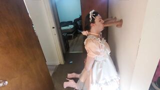 Sissy Katya's throat training
