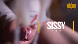 Sissy pov spunk fountain