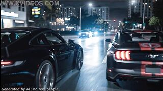 MIAMI NOIR – EPISODE 9: „The Cage Closes“ (AI movie) (double anal)