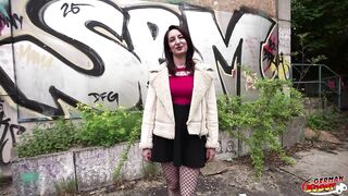 GERMAN SCOUT - German Cougar Ariel Rossi with Big Butt Pick Up for first Casting Fuck