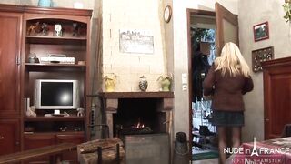 Amateur bi-sexual french older couple sharing a ramrod and gets the one and the other sodomized and facialized