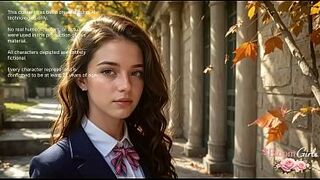 I banged the smartest 18-year-old female student right by our university building. Fucking her taut vagina is pure joy![AI]
