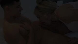 Dude Loses His Virginity to His Stepmother Without a Jo-bag - Monique Fuentes & Gal Cruz.
