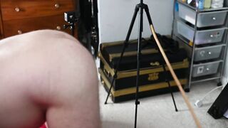 Locktober CBT Playtime with my sex slave with extreme spiked jock ring head sex-toy