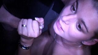 Enchanting Teen Melanie first Gloryhole