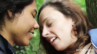 Abby Takes Caroline on a Sexy Adventure In the Forest